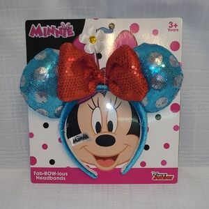 Minnie Mouse Disney Junior Sequin Ears Headband - NWT